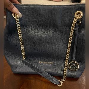 Michael Kors dark blue purse